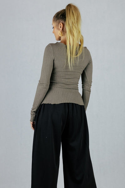 Bluzka prążek UNIWERSALNY Made in Italy Bluzki Inspiracja Jelenia Gora