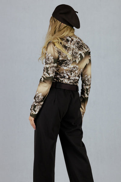 Bluzka w kwiaty 3D - III UNIWERSALNY Made in Italy Bluzki Inspiracja Jelenia Gora