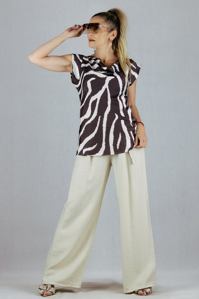 Bluzka - zebra UNIWERSALNY Unique Bluzki Inspiracja Jelenia Gora