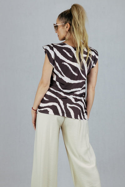 Bluzka - zebra UNIWERSALNY Unique Bluzki Inspiracja Jelenia Gora