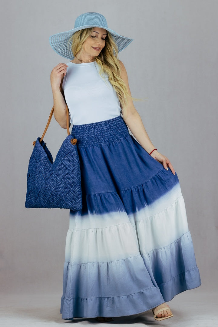 Spódnica maxi cieniowana UNIWERSALNY Made in Italy Spódnice Inspiracja Jelenia Gora