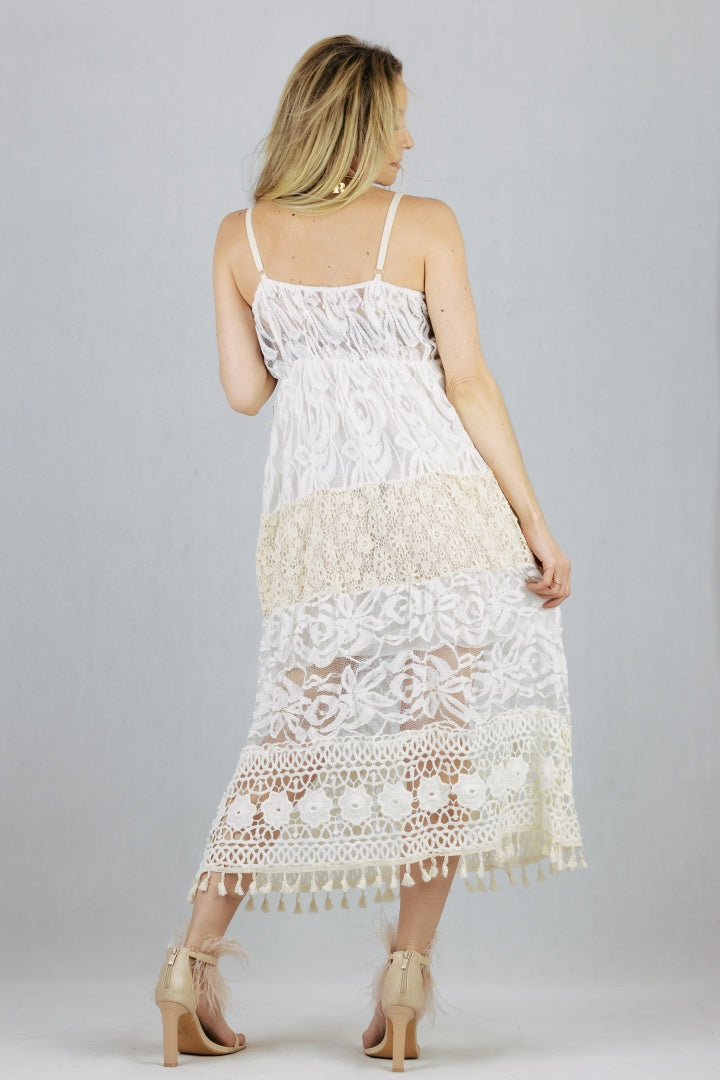 Sukienka boho na ramiączkach UNIWERSALNY Made in Italy Sukienki Inspiracja Jelenia Gora