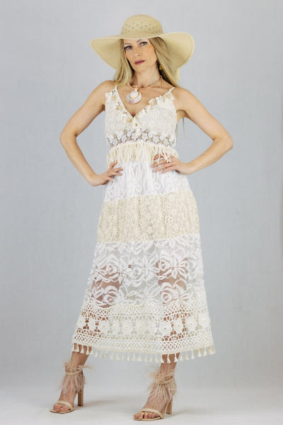 Sukienka boho na ramiączkach UNIWERSALNY Made in Italy Sukienki Inspiracja Jelenia Gora