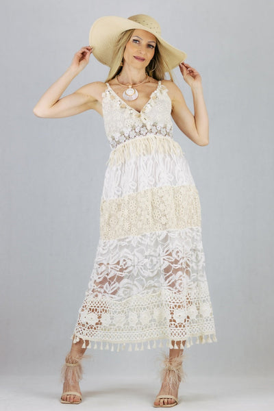 Sukienka boho na ramiączkach UNIWERSALNY Made in Italy Sukienki Inspiracja Jelenia Gora