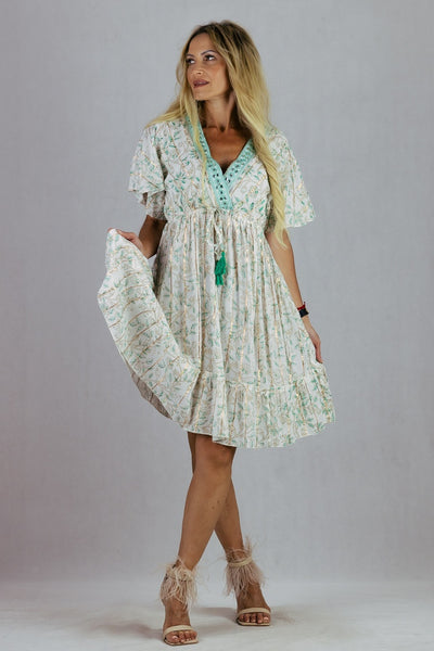 Sukienka Carla w stylu boho UNIWERSALNY Made in India Sukienki Inspiracja Jelenia Gora