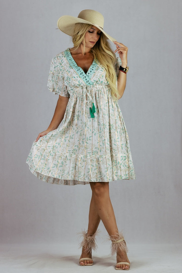 Sukienka Carla w stylu boho UNIWERSALNY Made in India Sukienki Inspiracja Jelenia Gora
