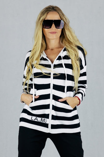 Sweter La Mu z kapturem UNIWERSALNY La Mu Swetry Inspiracja Jelenia Gora