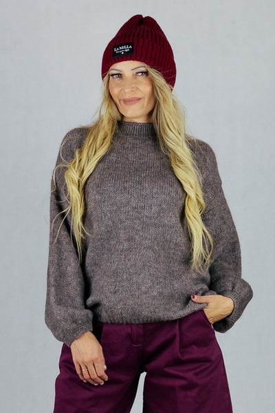 Sweter Velmo - fango UNIWERSALNY Made in Italy Swetry Inspiracja Jelenia Gora