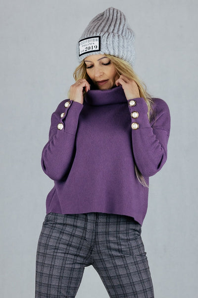 Sweter z golfem Lily UNIWERSALNY Made in Italy Swetry Inspiracja Jelenia Gora