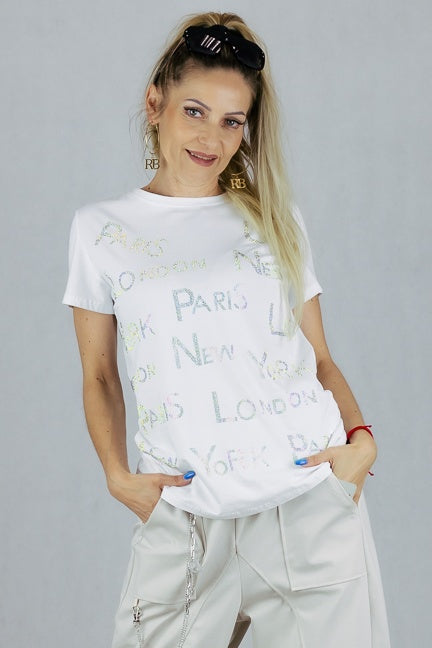 T-shirt Paris diamonds UNIWERSALNY Lamiar T-Shirty Inspiracja Jelenia Gora