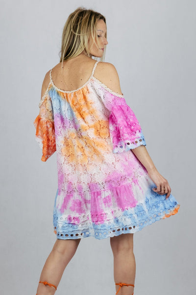 Sukienka kolorowa Boho UNIWERSALNY Made in Italy Sukienki Inspiracja Jelenia Gora