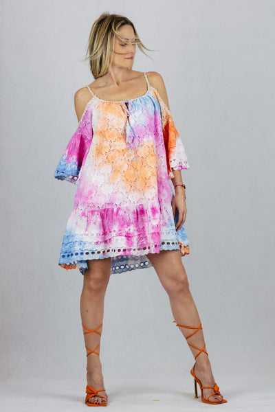 Sukienka kolorowa Boho UNIWERSALNY Made in Italy Sukienki Inspiracja Jelenia Gora