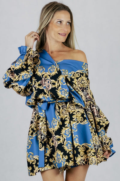 Sukienka we wzory Lola Bianka UNIWERSALNY Lola Bianka Sukienki Inspiracja Jelenia Gora
